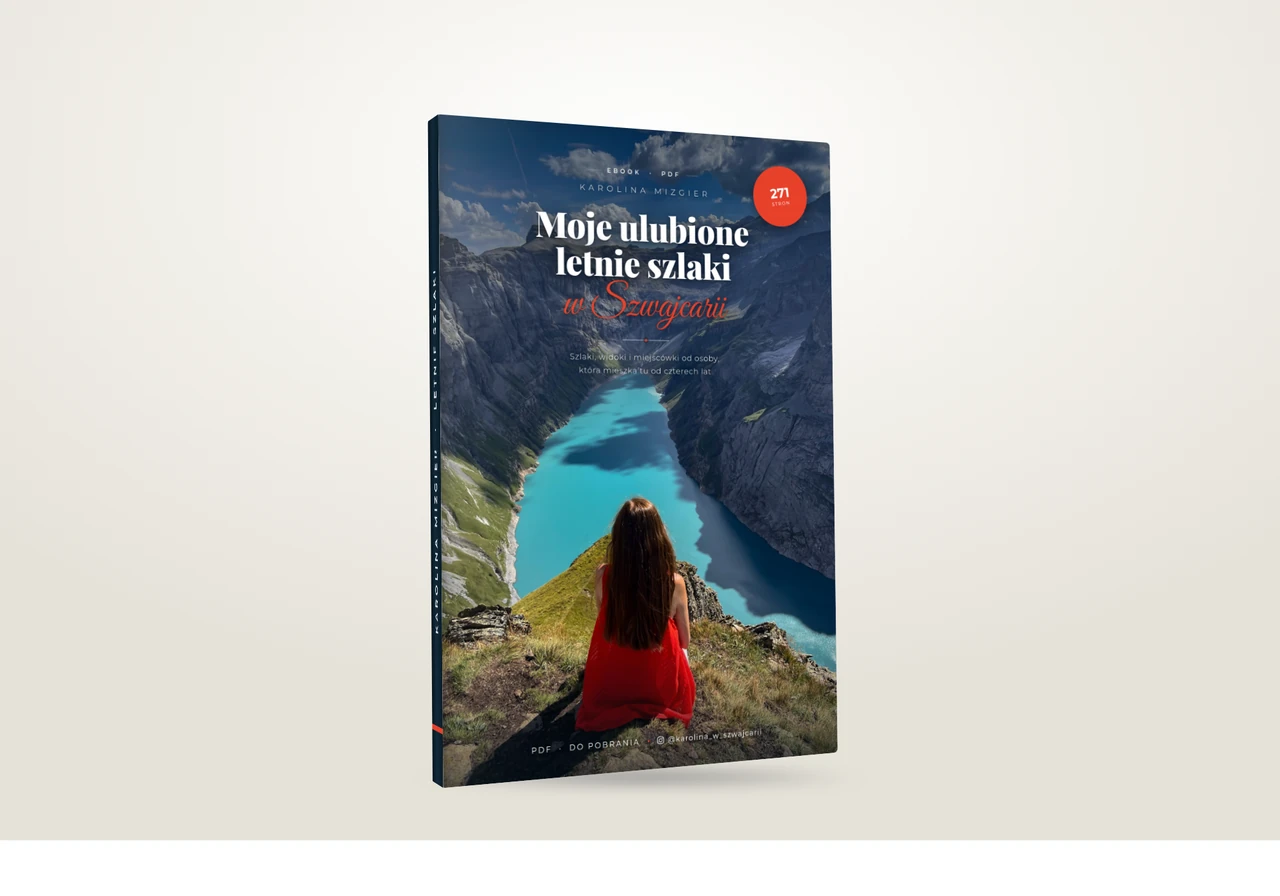 Ebook Moje ulubione letnie szlaki w Szwajcarii - okładka 3D